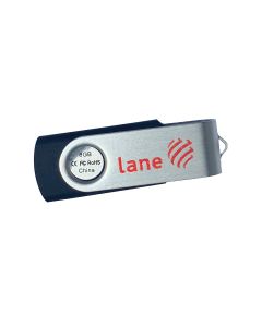 8GB USB Domed Rotate Flash Drive